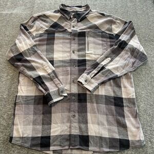 Lot 2 Ascend Mens Textured Flannel Long Sleeve Button Up Shirts 2xl & 2xlt‎